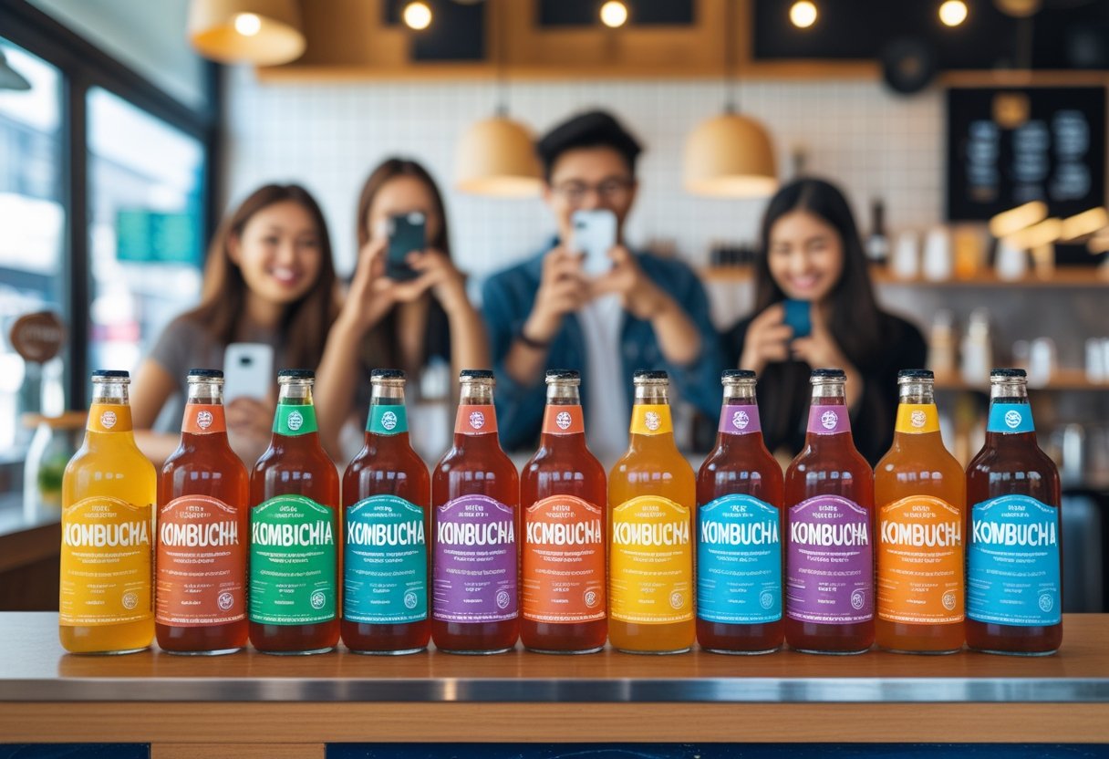 reihe_an_verschiednenen_kombucha_getraenken